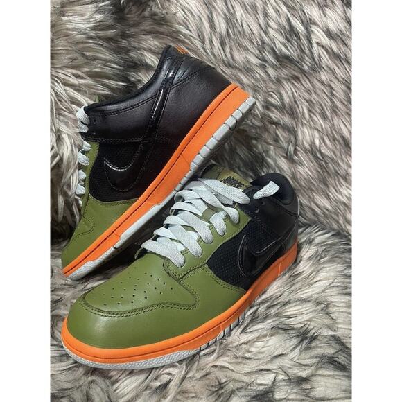 Nike Dunk Low‎ Green Mandarin Sneaker Women's Shoe Size 8 NO BOX - Picture 1 of 8